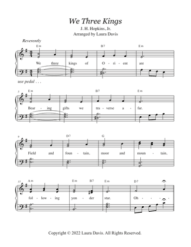 We Three Kings (arr. Laura Davis)