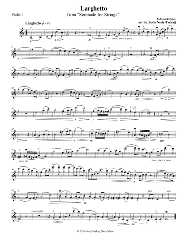 Larghetto from Serenade for Strings (arr. Devin Neely-Turkalj)
