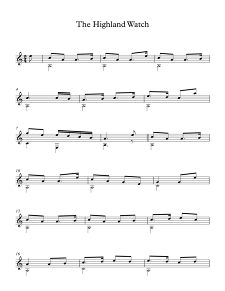 The Highland Watch - Traditional Scottish Song (arr. Milan Mitic)