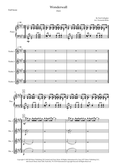 Wonderwall (arr. Fernando Britto)