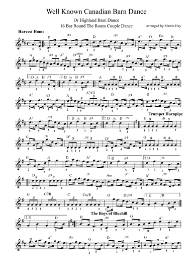 86 Ceilidh Songs Arranged In Dance Sets (arr. Martin Hay)
