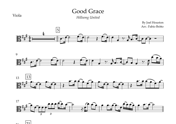 Good Grace (arr. Fabio Britto)
