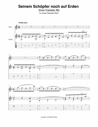 Seinem Schöpfer noch auf  Erden (Excerpt) (arr. Mark Phillips)
