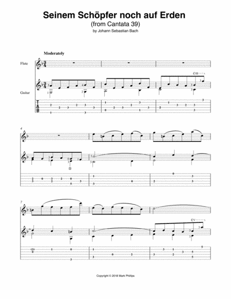 Seinem Schöpfer noch auf  Erden (Excerpt) (arr. Mark Phillips)