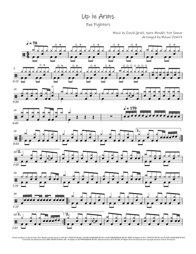Up In Arms (arr. Mason DeWitt)