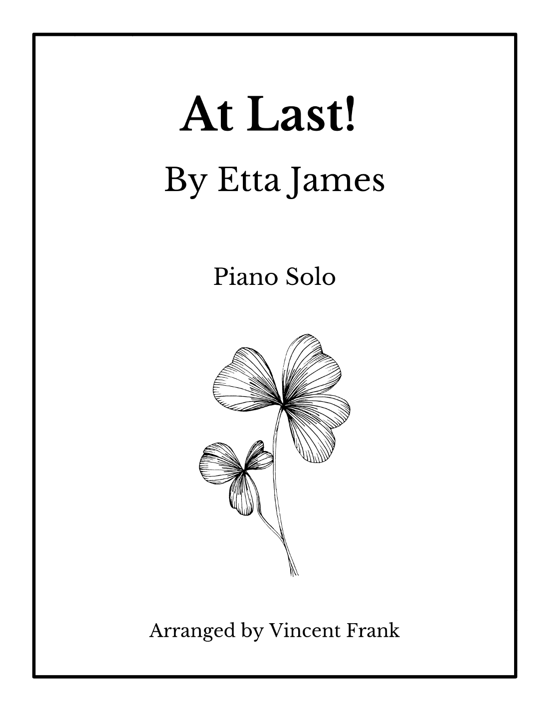 At Last (arr. Vincent Frank)