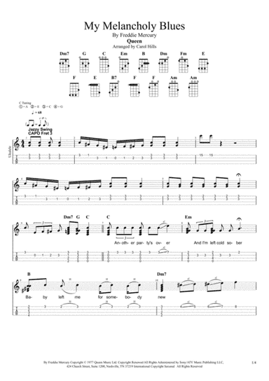 My Melancholy Blues (arr. Carol Hills)