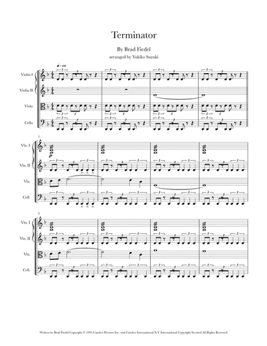 Theme From "terminator 2" (arr. Yukiko Suzuki)