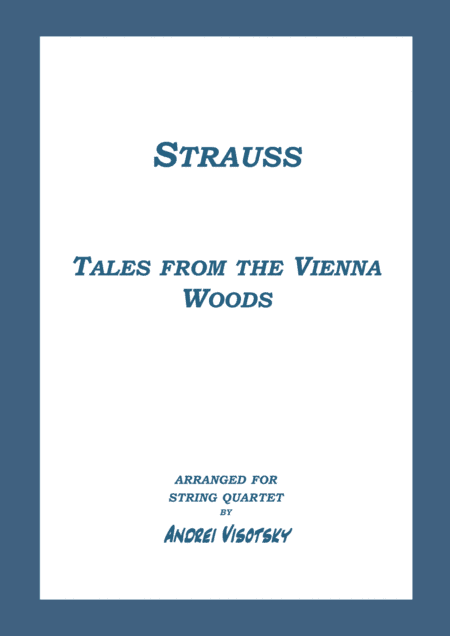 Tales from the Vienna Woods (arr. A. Visotsky)