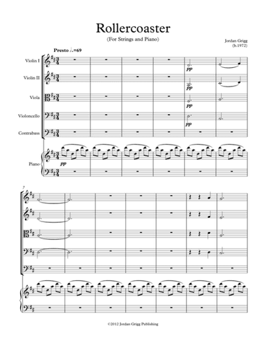 Rollercoaster (For Strings and Piano)