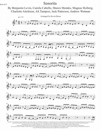 Senorita (arr. Kevin Busse)