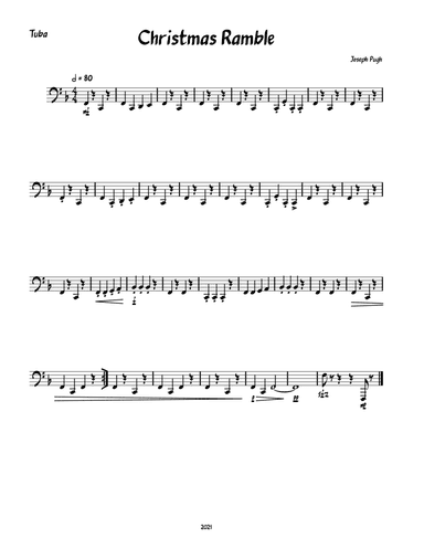 Christmas Ramble (Brass Quintet)