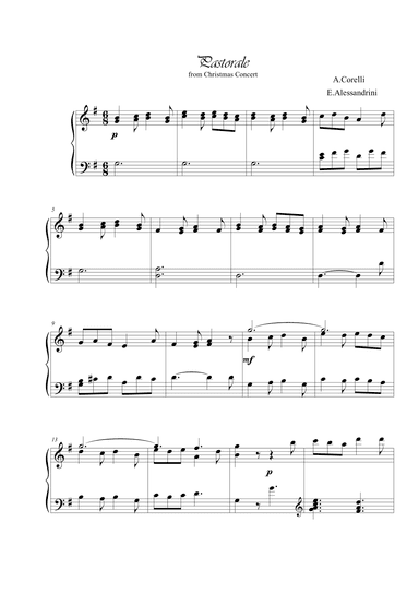 Pastorale (arr. Ester Alessandrini)