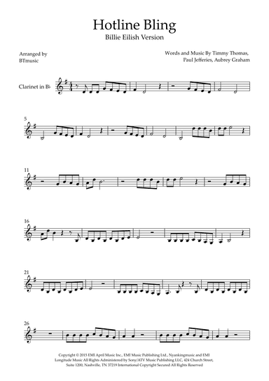 Hotline Bling (arr. BTmusic)