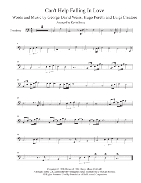 Can't Help Falling In Love (arr. Kevin Busse)