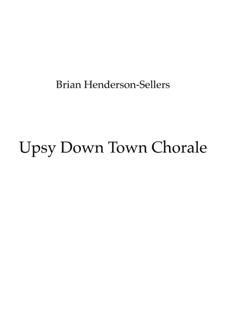 Upsy Down Town Chorale