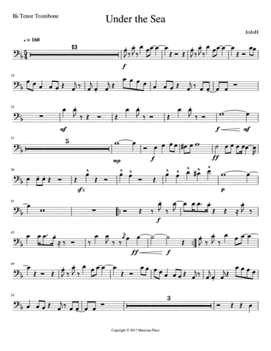 Under the Sea - Bb Tenor Trombone