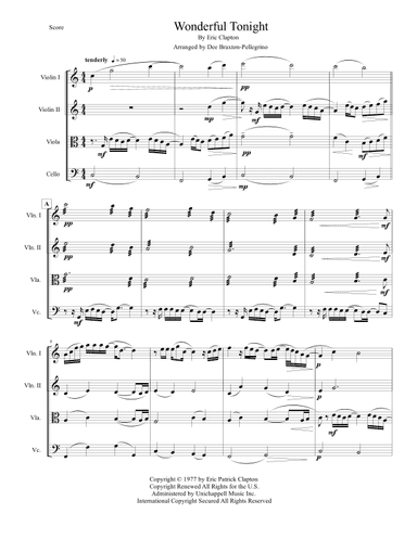 Wonderful Tonight (arr. Dee Braxton-Pellegrino)