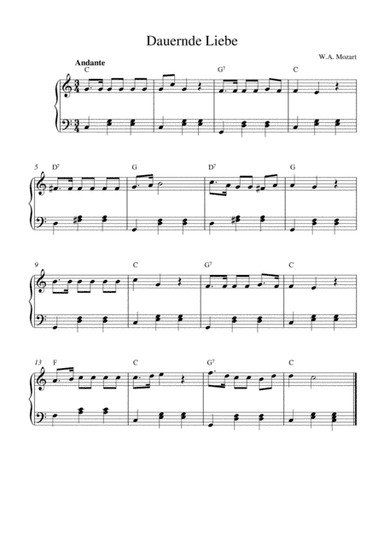 Dauernde Liebe (arr. Kaiserin Rebecca)