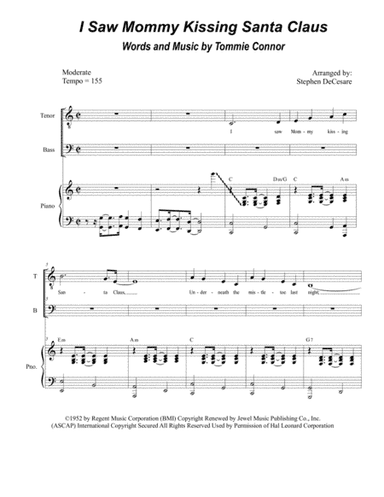 I Saw Mommy Kissing Santa Claus (arr. Exultet Music)