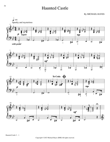 Haunted Castle - From 24 Short Piano Pieces in All Keys