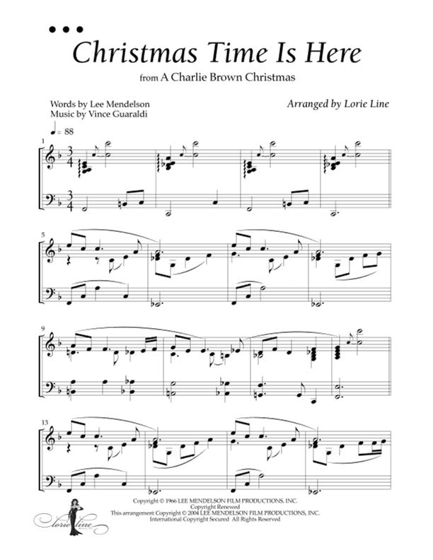 Christmas Time Is Here (arr. Lorie Line)
