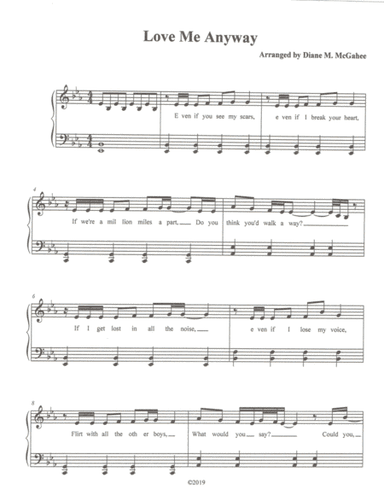 Love Me Anyway (arr. Diane M. McGahee)