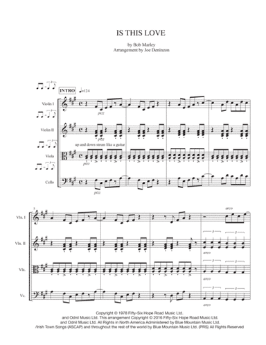 Is This Love (arr. Joe Deninzon)