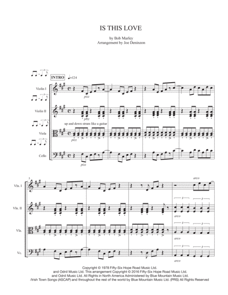 Is This Love (arr. Joe Deninzon)