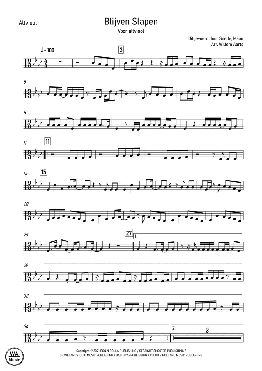 Snelle Maan (arr. Willem Aarts)