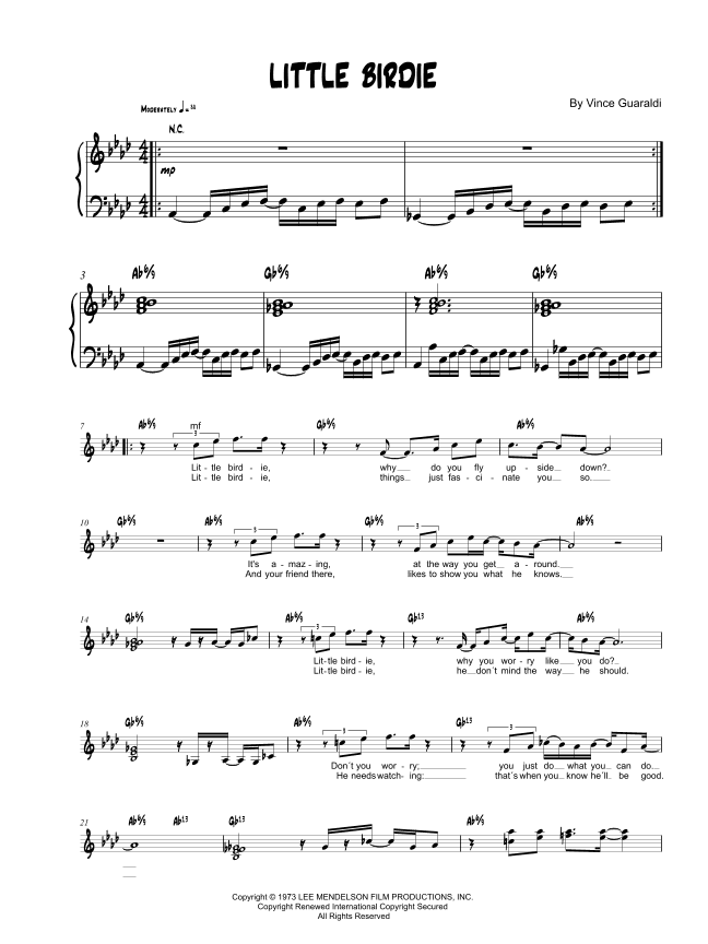 Little Birdie (arr. Flavio Regis Cunha)