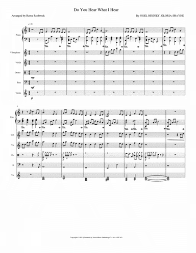 Do You Hear What I Hear (arr. Reese Rosbrook)