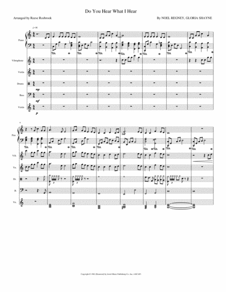 Do You Hear What I Hear (arr. Reese Rosbrook)