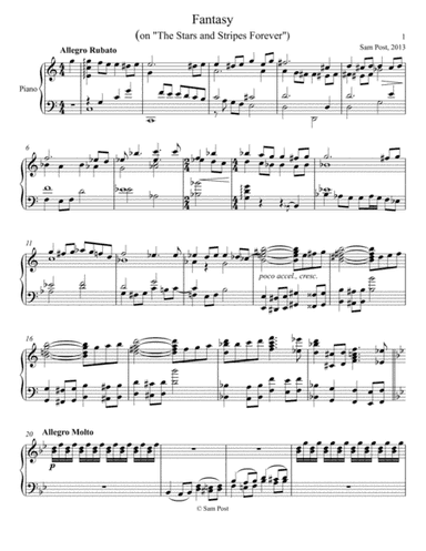 Fantasy on "The Stars & Stripes Forever", op. 7
