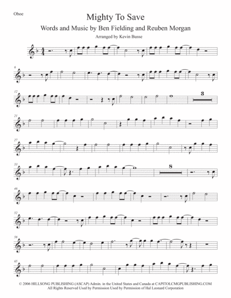 Mighty To Save (arr. Kevin Busse)