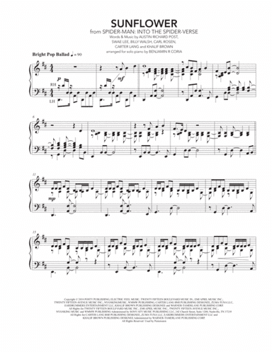 Sunflower (arr. Benjamín R. Coria)