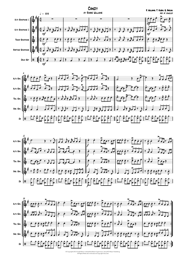 Candy (arr. Marcel Handler)