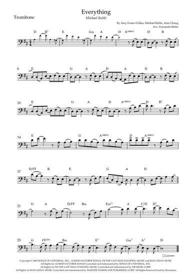 Everything (arr. Fernando Britto)