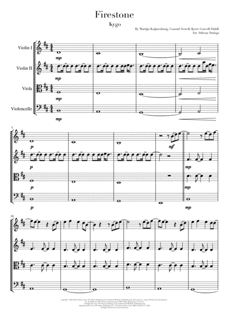 Firestone (arr. Athena Strings)