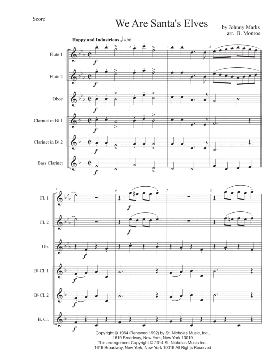 We Are Santa's Elves (arr. Brian Monroe)