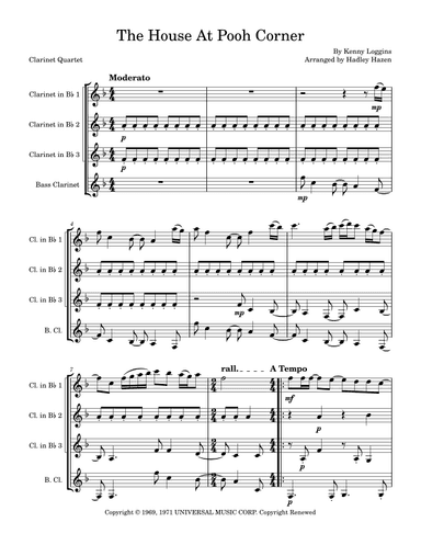 House At Pooh Corner (arr. Hadley Hazen)