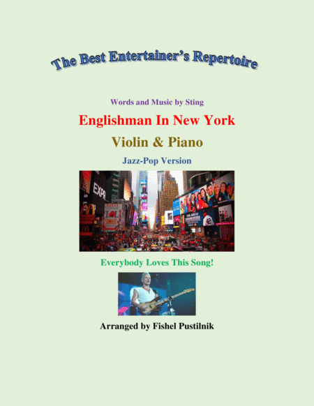 Englishman In New York (arr. Fishel Pustilnik)