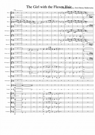 The Girl with the Flaxen Hair (arr. Benny Balderrama)