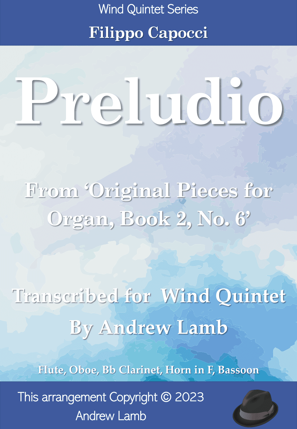 Filippo Capocci | Preludio | for Wind Quintet (arr. Andrew Lamb)