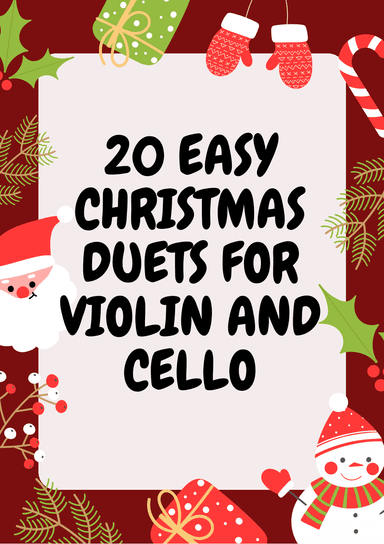 20 Easy Christmas Duets for Violin and Cello (arr. Valdir Maia)