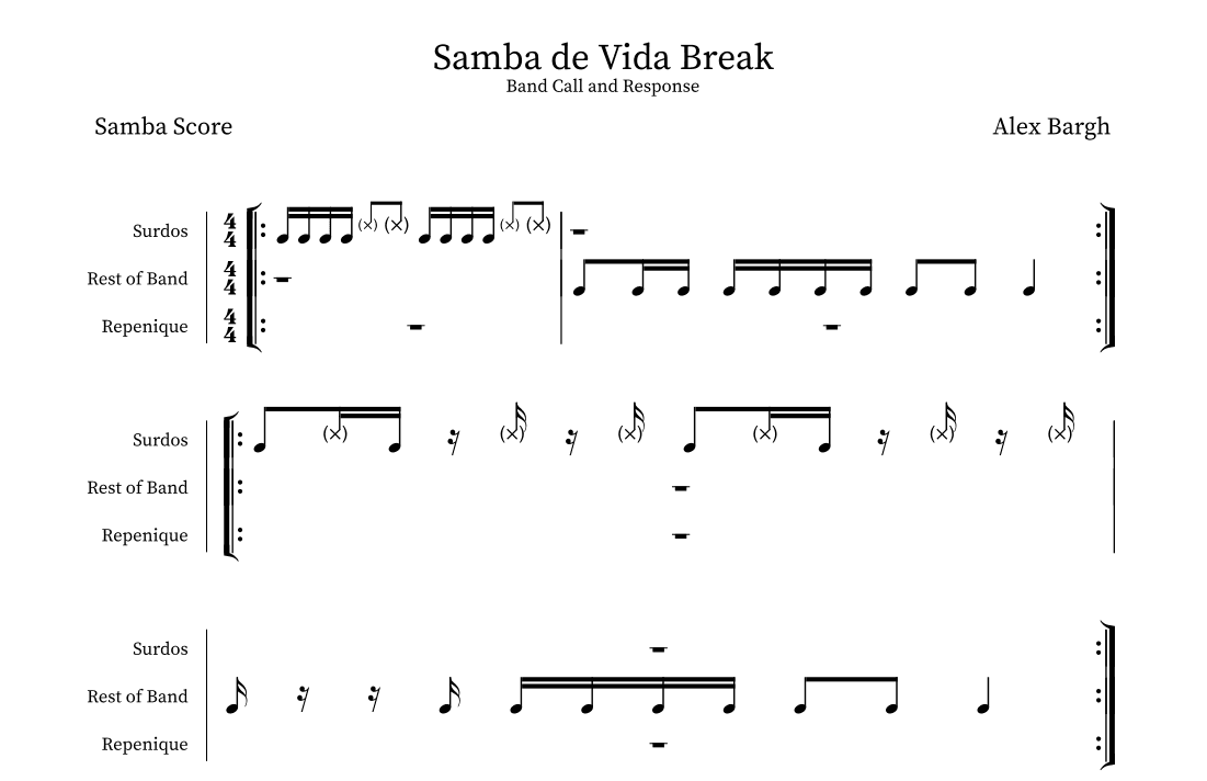 Samba De Vida (Break)