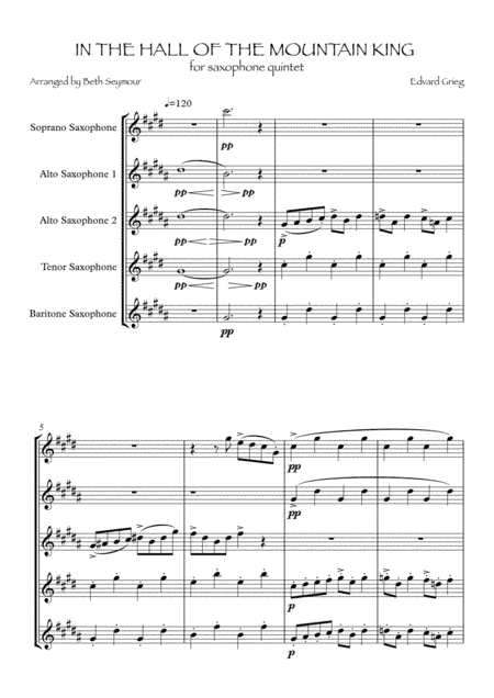 In The Hall Of The Mountain King (arr. Beth Seymour)