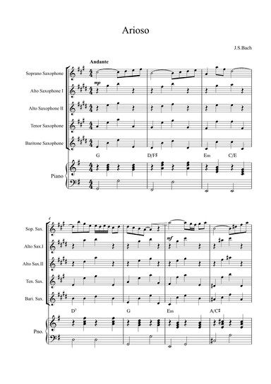 Arioso (arr. Alex Nunes Rodrigues)