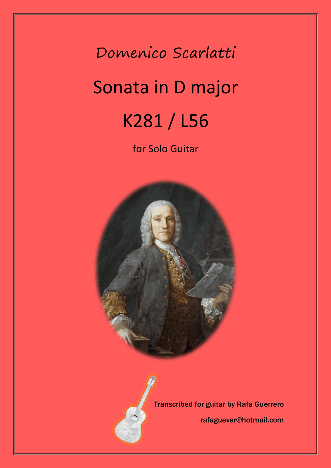 Sonata K281 / L56 (arr. Rafa Guerrero)