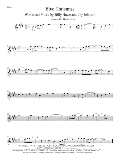 Blue Christmas (arr. Kevin Busse)